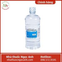 Nước muối sinh lý Natri clorid 0.9% 500ml FT Pharma