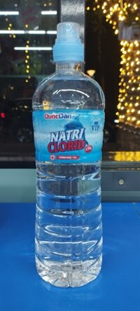 Nước muối sinh lý Natri clorid 0,9% Quốc Dân Elaphe (Chai 1000ml) (Chai)