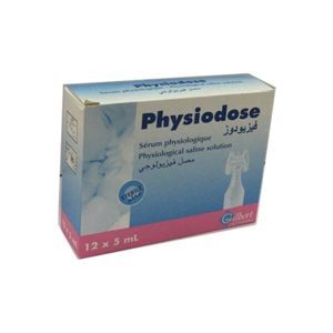 Nước muối sinh lý Physiodose (Pháp) - Hộp 12 lọ /5ml