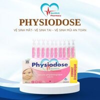 Nước Muối Sinh Lý Physiodose Giúp Vệ Sinh Mắt, Vệ Sinh Tai, Vệ Sinh Mũi An Toàn Cho Bé Hộp 40 Ống x 5ML