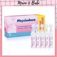 Nước muối sinh lý Physiodose (40 ống/hộp)