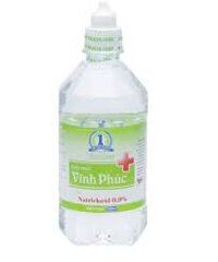 Nước muối sinh lý Vĩnh Phúc NACl 0.9% (500ml) Thùng/20 chai