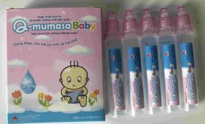 Nước muối sinh lý vô khuẩn cho bé Q - Mumasa Baby Hộp 5 ống