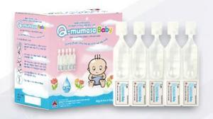Nước muối sinh lý vô khuẩn cho bé Q - Mumasa Baby Hộp 5 ống