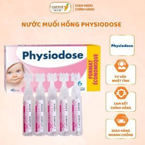 Nước muối vệ sinh cho bé Physiologica Pháp 40 ống/5ml (mẫu mới)
