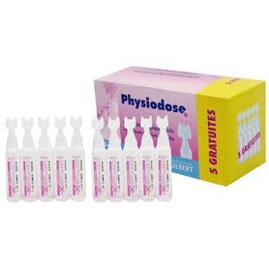 Nước muối vệ sinh cho bé Physiologica Pháp 40 ống/5ml (mẫu mới)