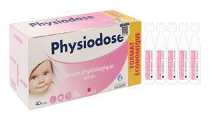 Nước muối vệ sinh cho bé Physiologica Pháp 40 ống/5ml (mẫu mới)
