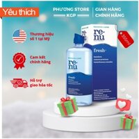 Nước ngâm lens RENU 355ml (Tặng kèm khay đựng)