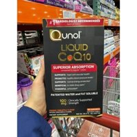 Nước nghệ đen Qunol® Liquid CoQ10 100 mg của Mỹ