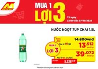 Nước Ngọt 7up Chai 1.5L
