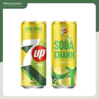 Nước ngọt 7Up Soda Chanh lon 320ml