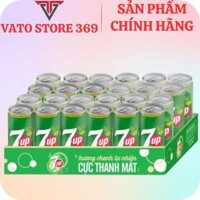 Nước ngọt có ga 7UP chanh có đường lon 320ml