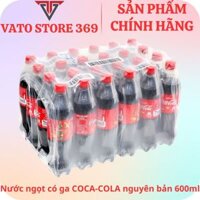 Nước ngọt có ga COCA COLA nguyên bản có đường chai 600ml