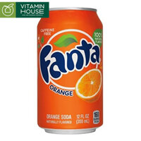 Nước ngọt có ga Fanta Cam Mỹ 355ml -Fanta Orange Soda