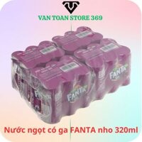 Nước ngọt có ga FANTA nho lon 320ml