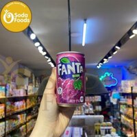 Nước ngọt có ga Fanta vị Nho – Lon