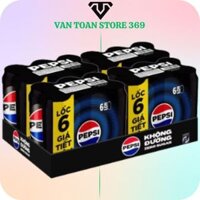 Nước ngọt có ga PEPSI không calo lon 320ml