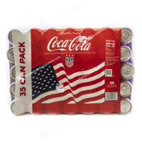 Nước Ngọt Có Gas Coca-Cola Mỹ, Lon 355 mL (12 Fl. Oz.), Lốc 35 Lon 12.4 L (420 Fl. Oz.)