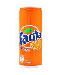 Nước Ngọt Có Gas Fanta Hương Cam (330ml/Lon)