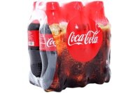 Nước ngọt Coca Cola chai 390ml (lốc 6 chai)