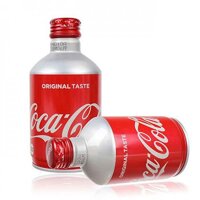 Nước ngọt Coca Cola nhật chai nhôm nắp vặn 300ml