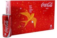 Nước ngọt Coca Cola sleek lon 330ml (Thùng 24 lon)
