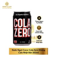 Nước Ngọt Coca-Cola Zero Không Calo Nhật Bản 350ml