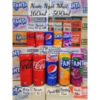 Nước Ngọt  Coca /pepsi/Fanta Nhật 500ml (Thùng 24 lon) Nhà Của Bé 1