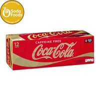 Nước Ngọt CocaCola Caffeine Free 355ml – Thùng 12 lon