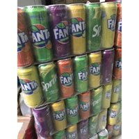 Nước Ngọt Fanta Mix đủ vị 330ml Thái Lan - Thùng 24 Lon