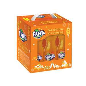 Nước ngọt Fanta vị cam lốc 6 chai x 390ml