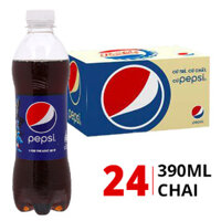 Nước Ngọt Pepsi 390ml ( thùng 24 Chai)
