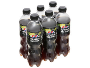 Nước ngọt Pepsi vị chanh không calo - Lốc 6 lon 330ml