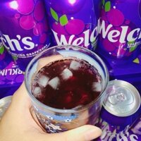 NƯỚC NGỌT WELCH'S NHO MỸ - WELCH'S SPARKLING GRAPE SODA - THÙNG 12 LON- Chị Vịt Shop