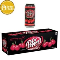 Nước ngọt Xá xị Dr Pepper Cherry 355ml – Thùng 12 lon