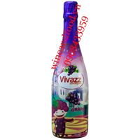 Nước Nho đỏ ép có ga Vivazz trẻ em 720ml