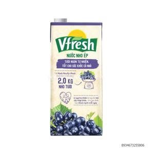 Nước nho ép Vfresh Vinamilk hộp 1L