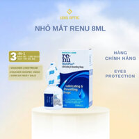 Nước nhỏ mắt lens Renu 8 ml, nước mắt nhân tạo dùng cho kính áp tròng Lens Optic Hà Nội