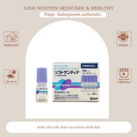 Nước nhỏ mắt nhân tạo 5ml tăng cường thị lực, giảm cận, đau mỏi mắt Santen Soft Santear Nhật Bản - KATSU