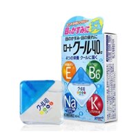 Nước nhỏ mắt Nhật Bản 12ml, bổ sung vitanin hạn chế mỏi mắt. - Xanh