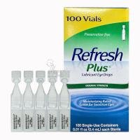 Nước nhỏ mắt Refresh Plus Lubricant Eye Drops 100 ống Mỹ