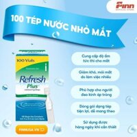 Nước nhỏ mắt Refresh Plus Lubricant Eye Drops Original Strength 100 Tép