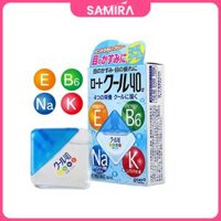 Nước nhỏ mắt Rohto Cool 40α màu xanh 12ml