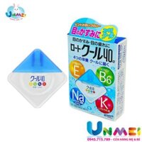 Nước Nhỏ Mắt Rohto Vita 40 Nhật Bản 12ml – Rohto Vitamin 40 – Màu xanh