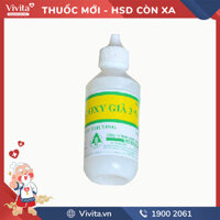 Nước oxy già 3% sát khuẩn Sagopha | Chai 60ml