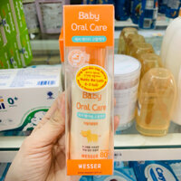 Nước rơ lưỡi vệ sinh răng miệng Wesser cho bé (baby Oral Care) - 80g