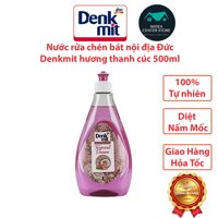 Nước rửa bát chén nội địa Đức Denkmit 500ml hương thanh cúc, bảo vệ da tay, hương liệu tự nhiên