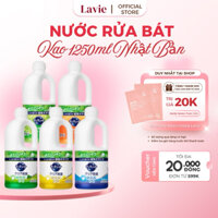 Nước rửa bát Kao Nhật Bản đậm đặc siêu tiết kiệm đánh bay mọi vết bẩn dầu mỡ chai lớn 1380ml -