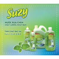 Nước Rửa Bát, Nước Rửa Chén Hương Bạc Hà Suzy 9kg