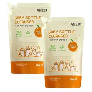 Nước rửa bình sữa AGA-AE hương cam_Túi 500ml